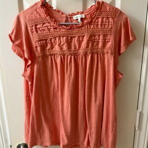 Ella Moss Coral Blouse